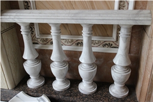 Balustrade & Railings_4, White Marble Balustrade & Railings