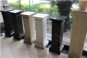 Different Color Marble Pedestal Column_1