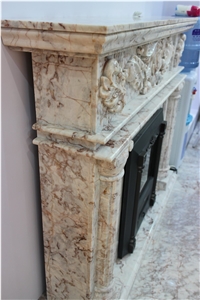 Fireplace_1, White Marble Fireplaces