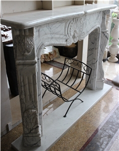 Fireplace_6, White Marble Fireplaces