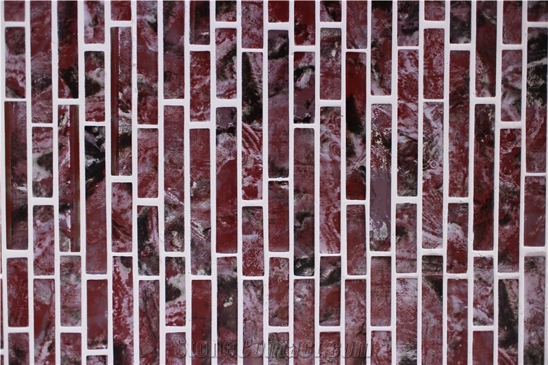 Red Glass Mosaic 3
