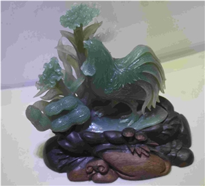 China Handcrafs Jade-Animal Art Works
