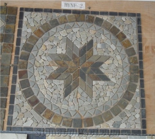 Slate Mosaic Floor Pattern