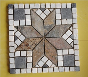 Slate Mosaic Floor Pattern