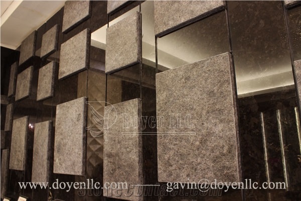 Antique Brown Polished and Flamed Granite Walling Tiles