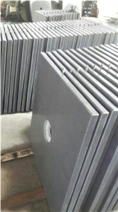 G684 Magma Black Basalt Honed Umbrella Holder, Instock G684 Basalt, Wholesale Prices