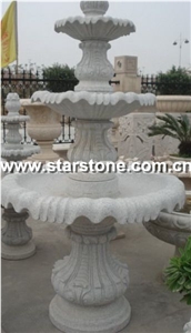 Certification Landscape Stone,Red Granite Ball Fountain