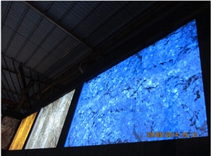 Italy Crystal Blue Onyx Slabs and Tiles