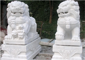 Natural White Marble Carving Sculpture