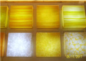 Translucent Stone for Commercial Bulidng Decorative Material Solid Surface