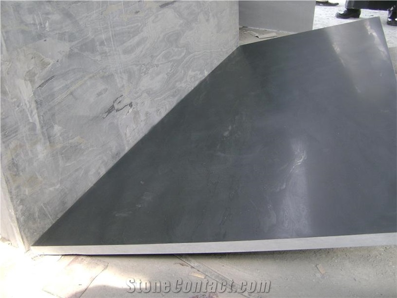 China Black Slate Floor Tile, Floor Covering
