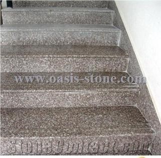 G664 Granite Stairs&Steps,Misty Brown Granite