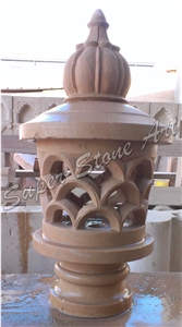 Lamp, Lanterns, Lanterns Suplier, Jodhpur Pink Sandstone Lanterns, Post Lamps, Stone Post Lamps, Garden Lamps, Night Lamps