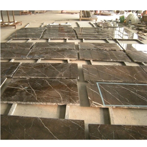 M702 Tulip Brown,St. Laurent Brown Marble Tile & Slab,Natural Stone Floor Tile,China Brown Marble