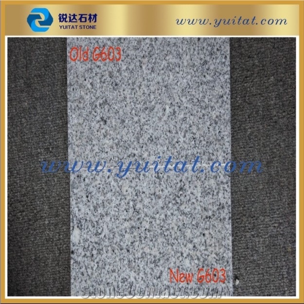 Chinese Cheapest Grey Material G603 Polished Slab, G603 Grey Granite Slabs & Tiles