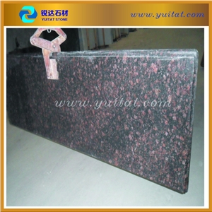 Prefabricate Tan Brown Countertop with Different Edge Finishing, Brown Granite Countertops