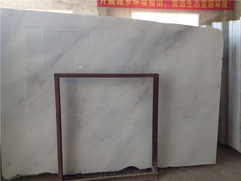 Quarry Owner-China Guangxi White Marble Slabs & Tiles