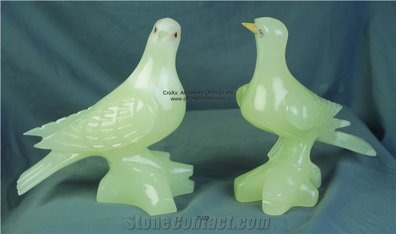 Animal, Med Green Onyx Handcrafts for Home Decor