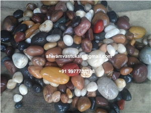 Pebble and Cobble Stone in River Stone