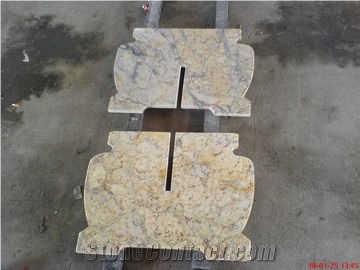 Diamond Like Flower Granite Countertops, Various Designs Are Available