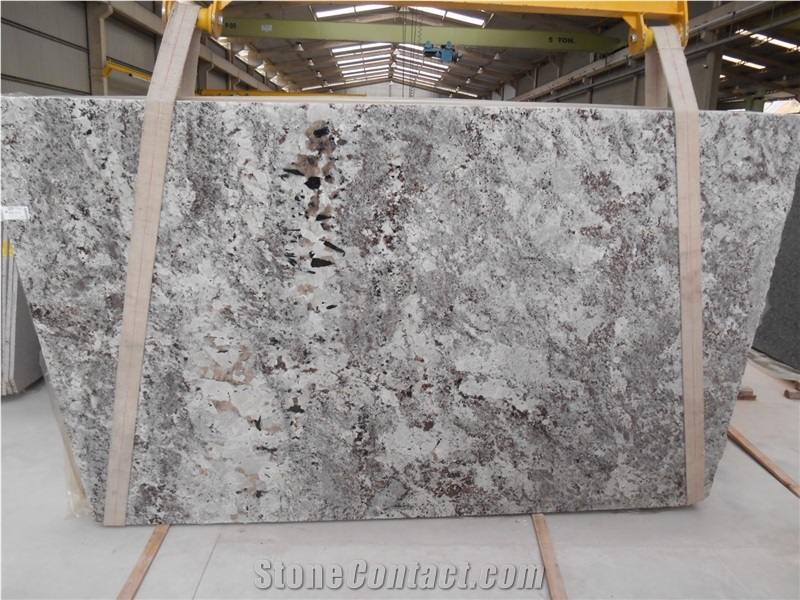 Alaska White Slabs & Tiles, Brazil White Granite