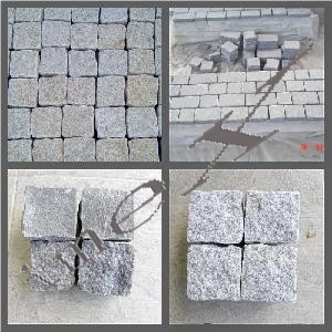 Grey Granite Paving Stone, China Grey Granite Cobble Stone