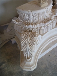 Perlato Royal Limestone Solid Colums