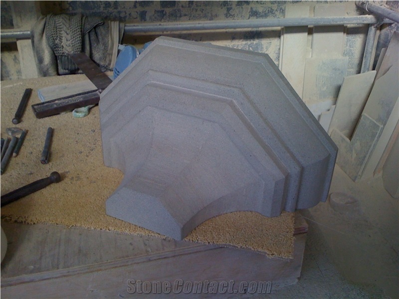 Stone Carving Ornaments, Stoke Ground Base Bed Bath Stone Beige Limestone Building & Walling