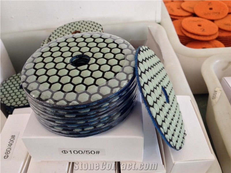 100mm/4" Diamond Dry Polishing Pad by Manufacturer Quick Delivery