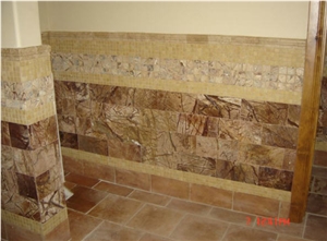 Bidasar Brown Marble Wall Tiles, India Brown Marble