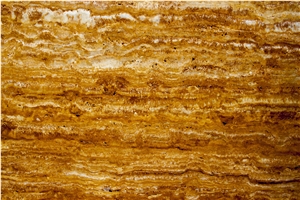 Golden Travertine(Yellow Travertine,Giallo Travertine,Amarillo Travertine) Block
