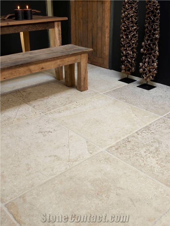 Dalles De Bourgogne Grand Antique De Versailles Pattern Slabs & Tiles