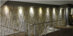 Marble Cnc Carved Walling
