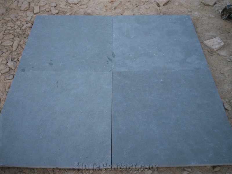 Kota Blue Limestone Slabs & Tiles, India Blue Limestone Floor Covering Tiles, Walling Tiles