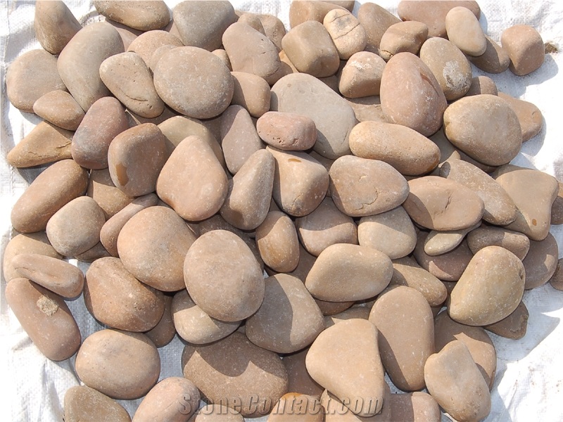 Pink Natural Stone Pebbles, Gravels