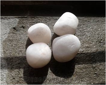 White Quartz Pebbles, Quartz Pebbles