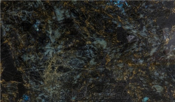Labradorite Lemurian Slab, Lemurian Blue Granite