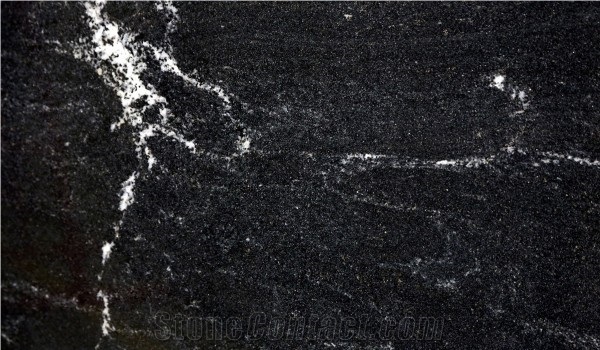 Via Lattea Granite Slabs & Tiles, Brazil Black Granite