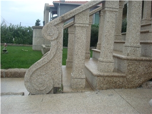 Amarelo Alpendurada Granite Stair Balustrades