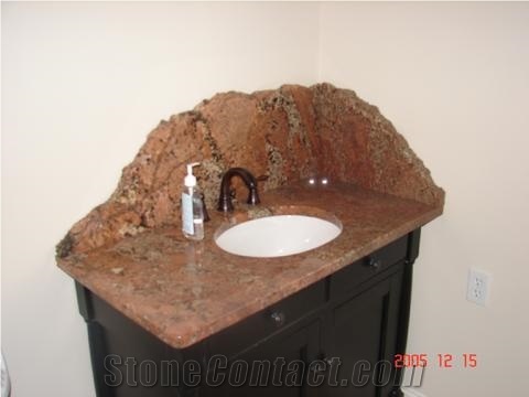 Bordeaux Imperial Granite Vanity Top, Imperial Bathroom Vanity Tops