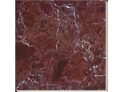 Rosso Levanto Polished Marble Tiles Slab 20mm Giga