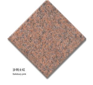 Salisbury Pink Granite Paint Red Granite Polished Slab Giga