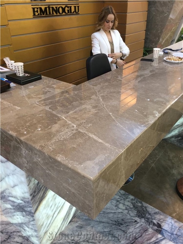 Marqueen Marble Reception Desk Top