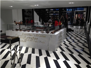 Milas Pearl Marble Store Displays‎