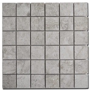 Mosaics Of Silver Shadow Marble
