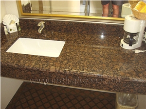 Baltic Brown Granite Vanity Top,Bath Tops