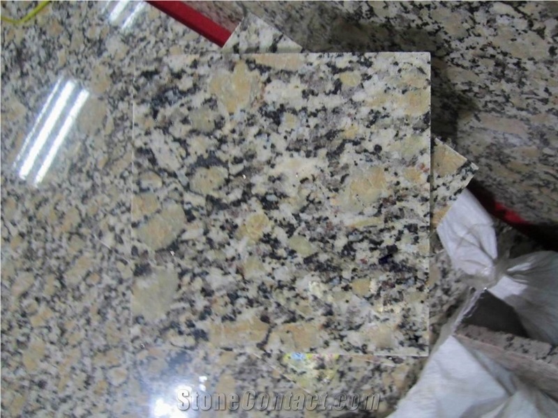 Butterfly Beige Granite Tiles & Slabs, China Yellow Granite