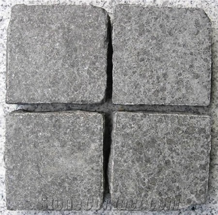 China Black Pearl Granite, G684 Granite Paving Stone,Cobble Stone