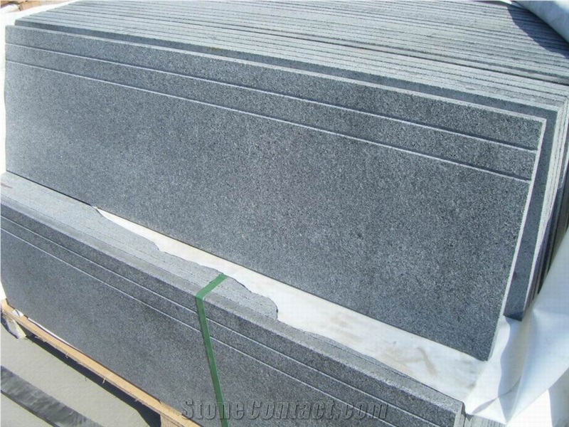 China Dark Grey Granite G654 Stairs & Steps