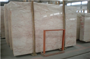 China Temple Pink Marble Slabs & Tiles, Cream Red Marble